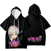 Anime Uzaki-Chan Wants To Hang Out! Uzaki Hana Short Sleeve Hoodie