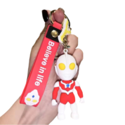 Anime Ultraman Resin Keychain Pendant