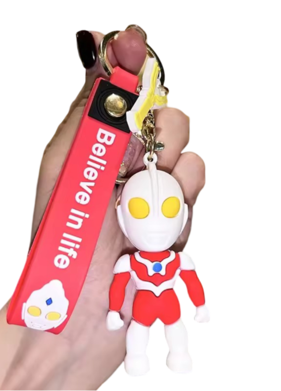 Anime Ultraman Resin Keychain Pendant