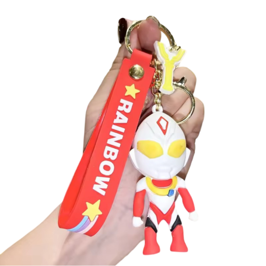 Anime Ultraman Decker Keychain Pendant