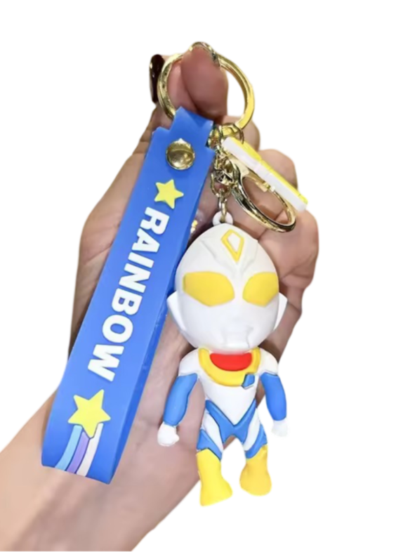 Anime Ultraman Decker Resin Keychain Pendant