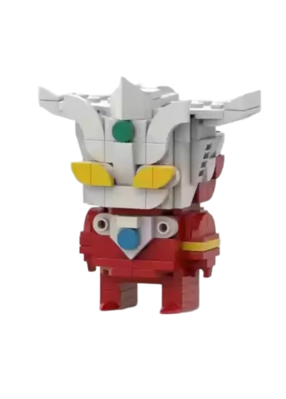 Anime Ultraman Leo Assemble Blocks Toy