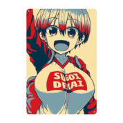 Anime Uzaki-Chan Wants To Hang Out! Hana Uzaki Metal Poster Wall Art