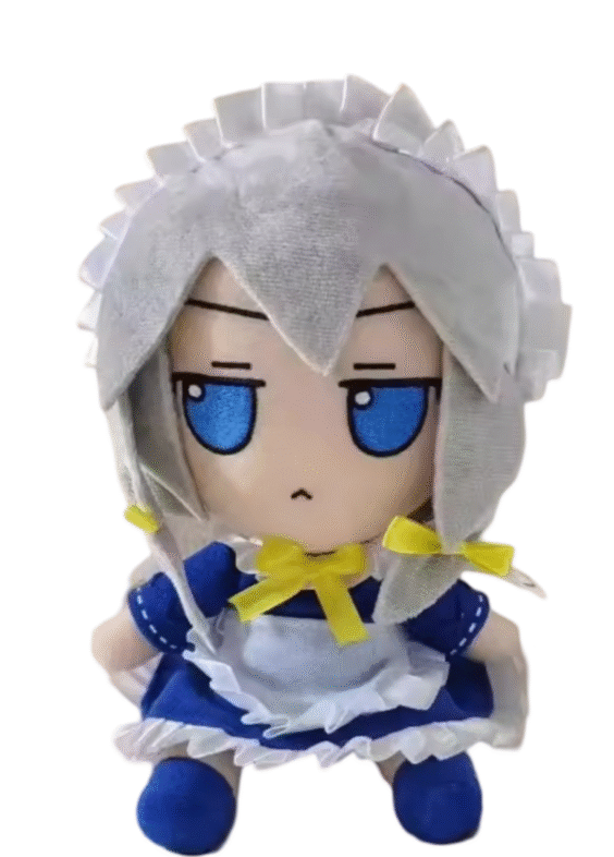 Anime Touhou Project Sakuya Izayoi Plush Toy