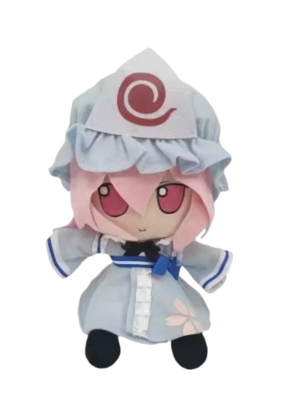 Anime Touhou Project Yuyuko Saigyouji Plush Toy