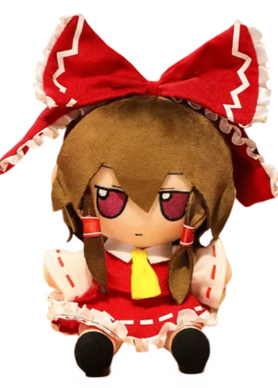 Anime Touhou Project Reimu Hakurei Soft Stuffed Plush Toy