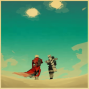 Anime Trigun Vash The Stampede And Nicholas D. Wolfwood Poster Wall Art