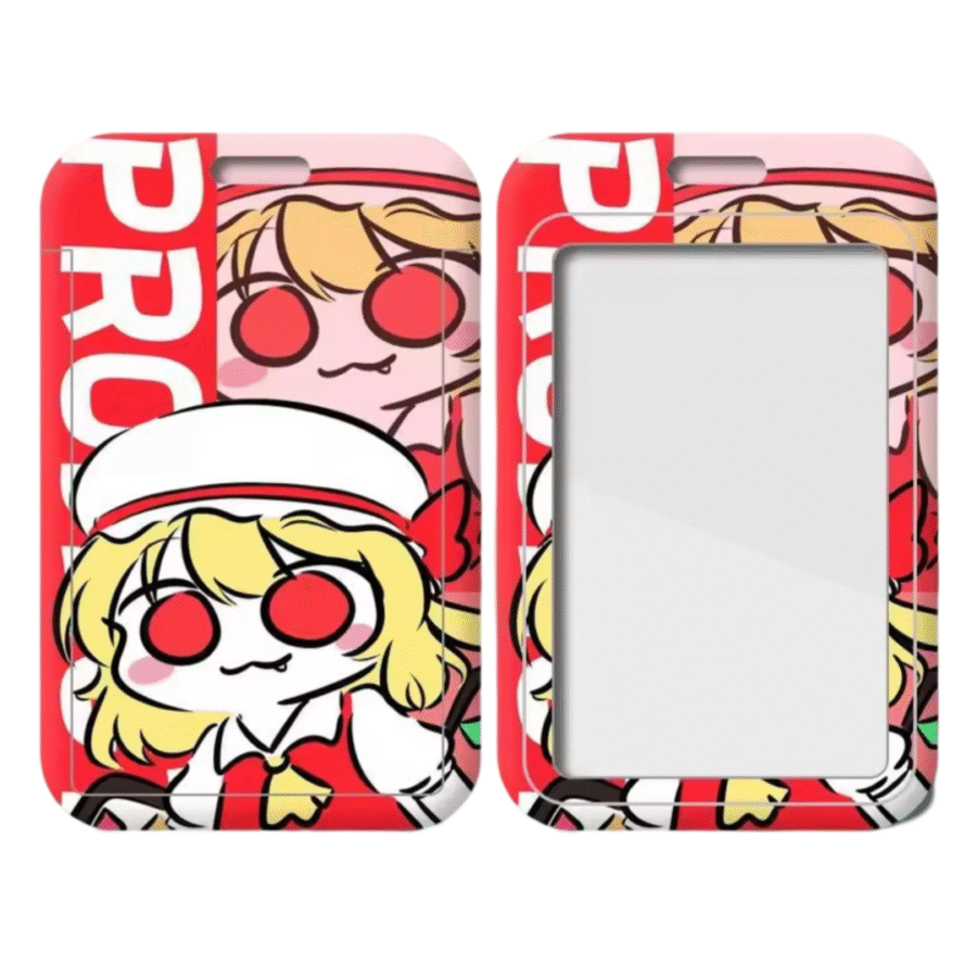 Anime Touhou Project Flandre Scarlet Ferrule Access Card Holder Anime Touhou Project Flandre Scarlet Ferrule Access Card Holder