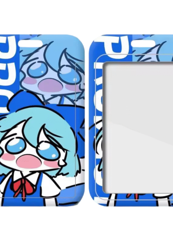 Touhou Project Anime Cirno Ferrule Access Card Holder