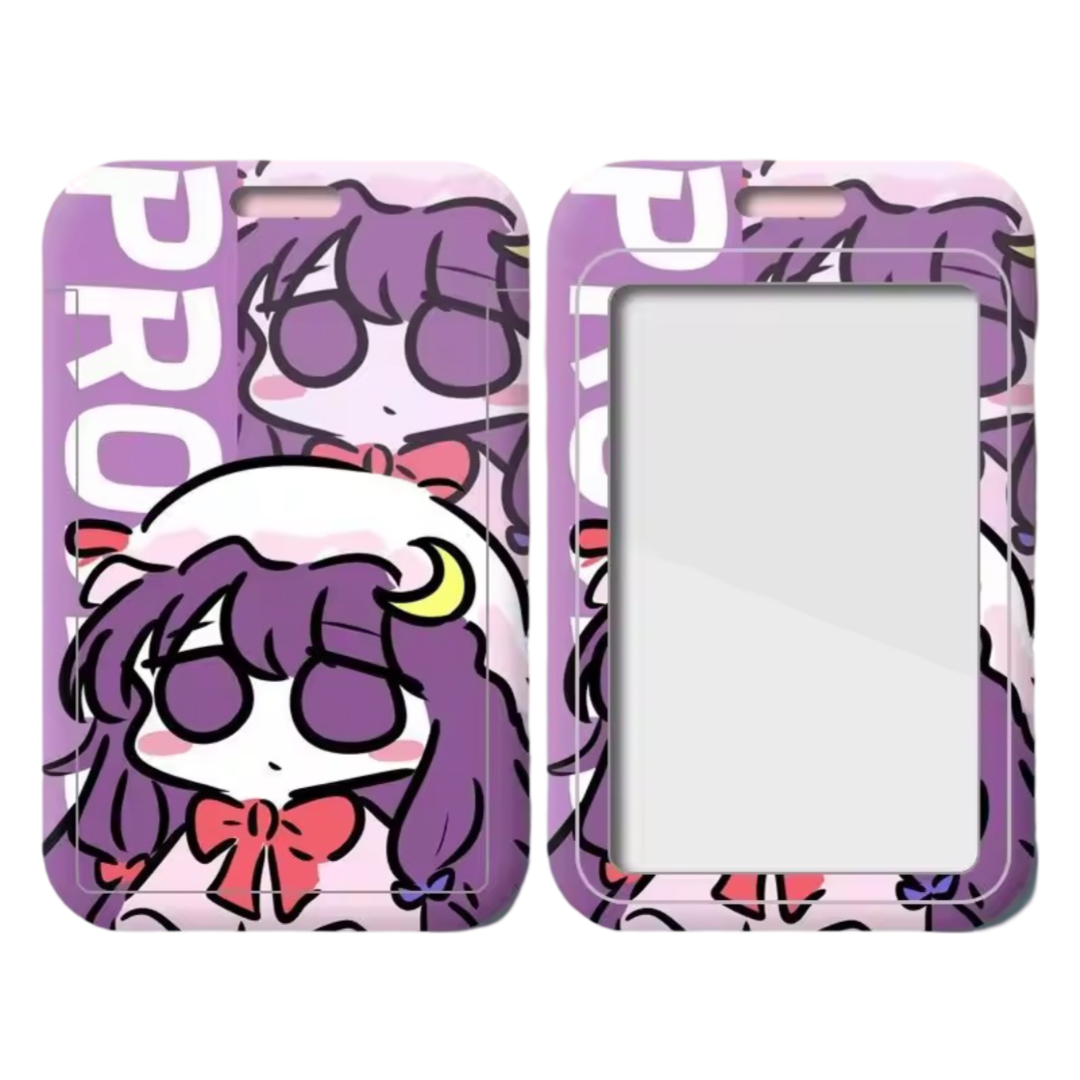Anime Touhou Project Patchouli Knowledge Ferrule Access Card Holder Anime Touhou Project Patchouli Knowledge Ferrule Access Card Holder