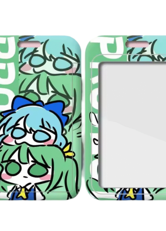 Anime Touhou Project Cirno And Daiyousei Ferrule Access Card Holder