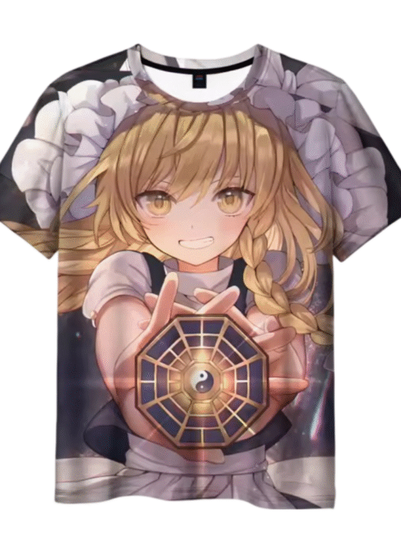 Anime Touhou Project Marisa Kirisame 3D Printed T-Shirt