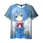 Anime Touhou Project Cirno 3D Printed T-Shirt