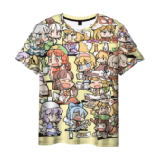 Anime Touhou Project Character 3D Printed T-Shirt