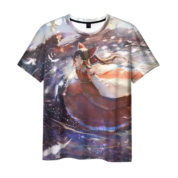 Anime Touhou Project Reimu Hakurei 3D Printed Casual T-Shirt
