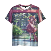 Touhou Project Anime Reimu Hakurei 3D Printed Short Sleeve T-Shirt