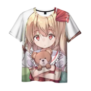 Anime Touhou Project Flandre Scarlet 3D Printed Short Sleeve T-Shirt