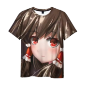 Touhou Project Reimu Hakurei Anime 3D Printed T-Shirt