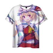 Touhou Project Anime Flandre Scarlet 3D Printed Casual T-Shirt
