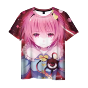 Anime Touhou Project Satori Komeiji 3D Printed T-Shirt