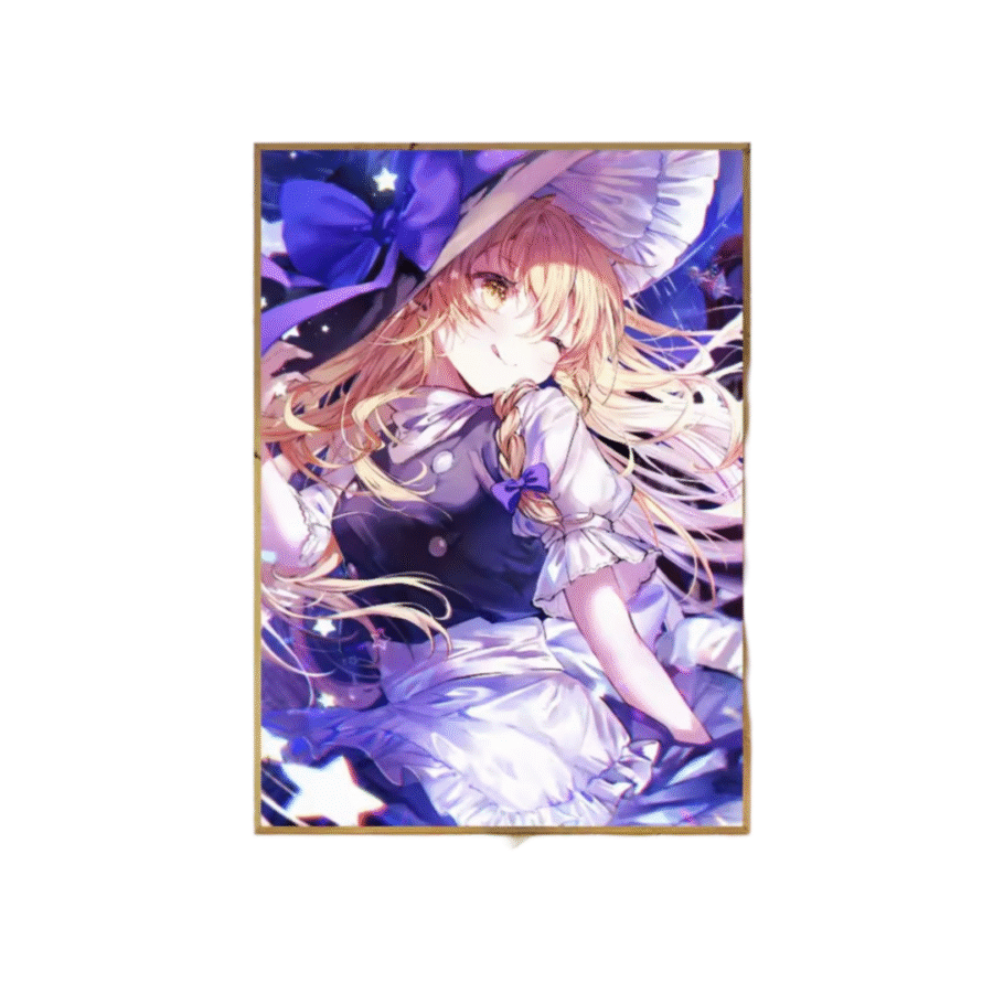 Anime Touhou Project Marisa Kirisame Paper Poster Wall Art Anime Touhou Project Marisa Kirisame Paper Poster Wall Art