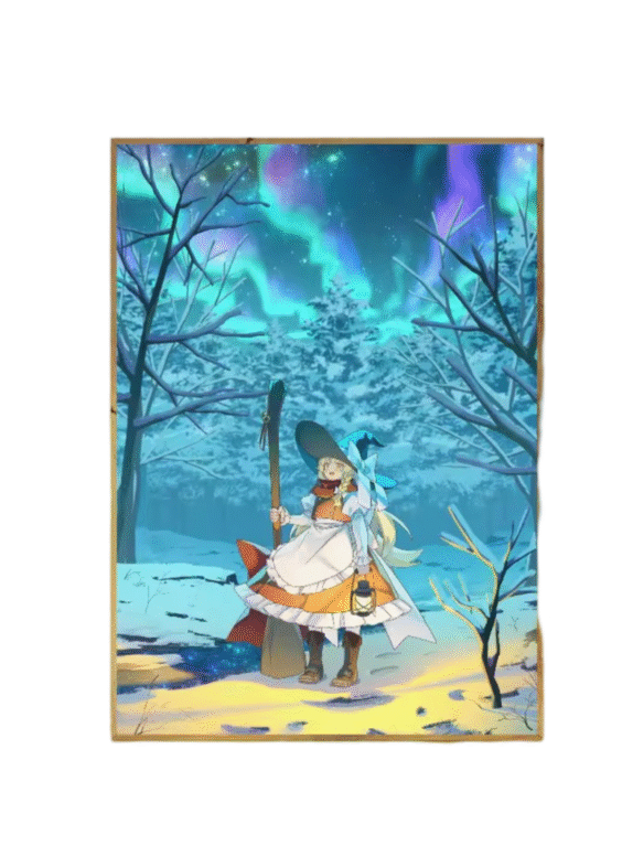 Halloween Anime Touhou Project Marisa Kirisame Poster Wall Art