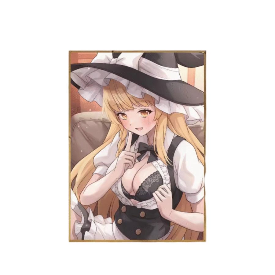Touhou Project Anime Marisa Kirisame Paper Poster Wall Art Touhou Project Anime Marisa Kirisame Paper Poster Wall Art