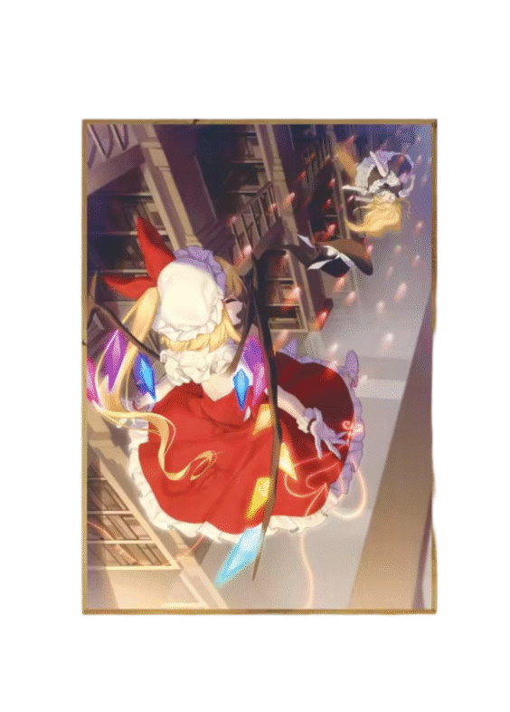 Anime Touhou Project Flandre Scarlet Poster Wall Art