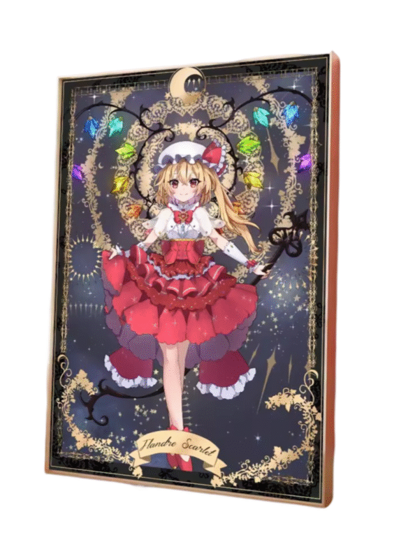 Touhou Project Anime Flandre Scarlet Poster Wall Art