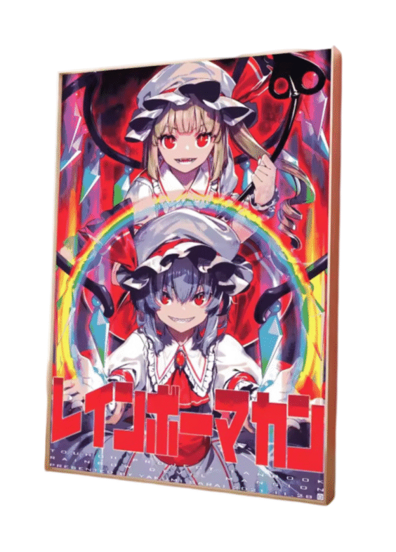 Anime Touhou Project Flandre Scarlet And Remilia Scarlet Poster Wall Art