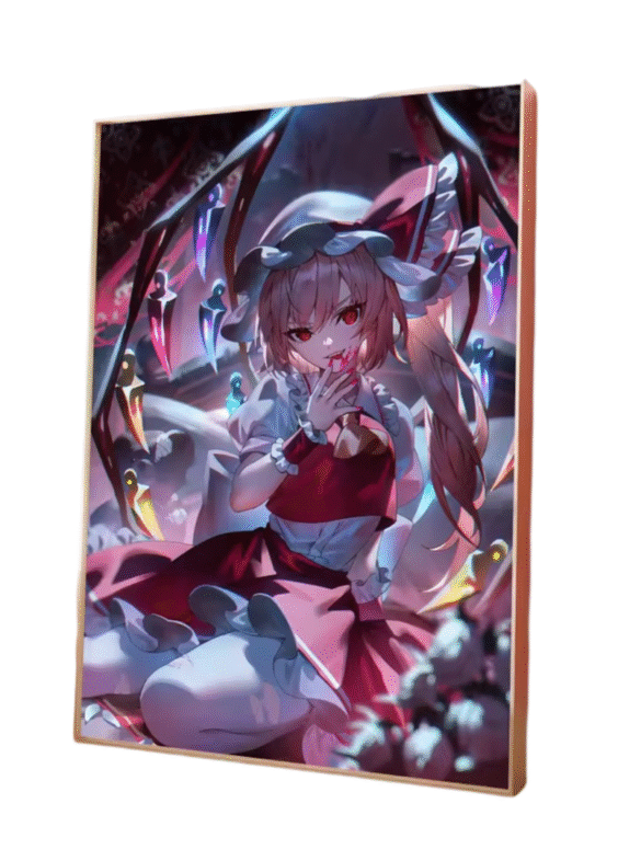 Anime Touhou Project Flandre Scarlet Paper Poster Wall Art