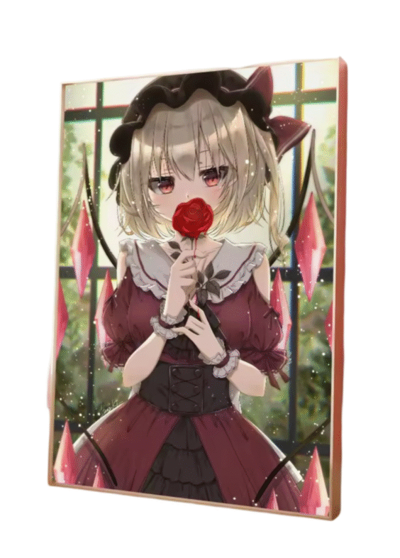 Anime Touhou Project Flandre Paper Poster Wall Art