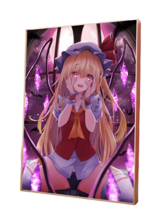 Touhou Project Flandre Scarlet Anime Paper Poster Wall Art