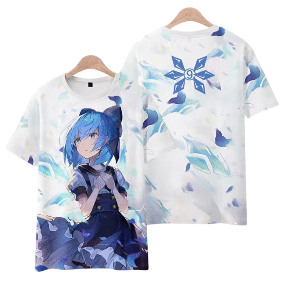 Anime Touhou Project Cirno T-Shirt Anime Touhou Project Cirno T-Shirt