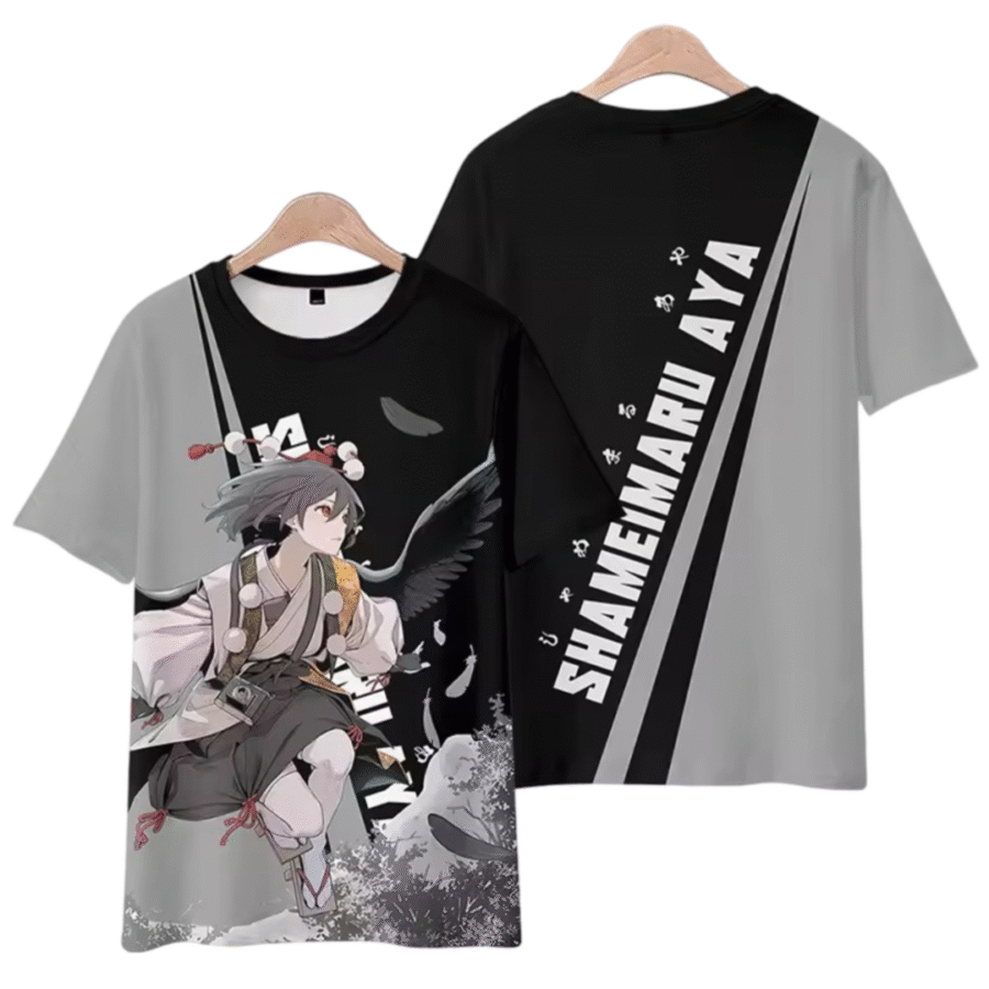 Anime Touhou Project Aya Shameimaru T-Shirt Anime Touhou Project Aya Shameimaru T-Shirt