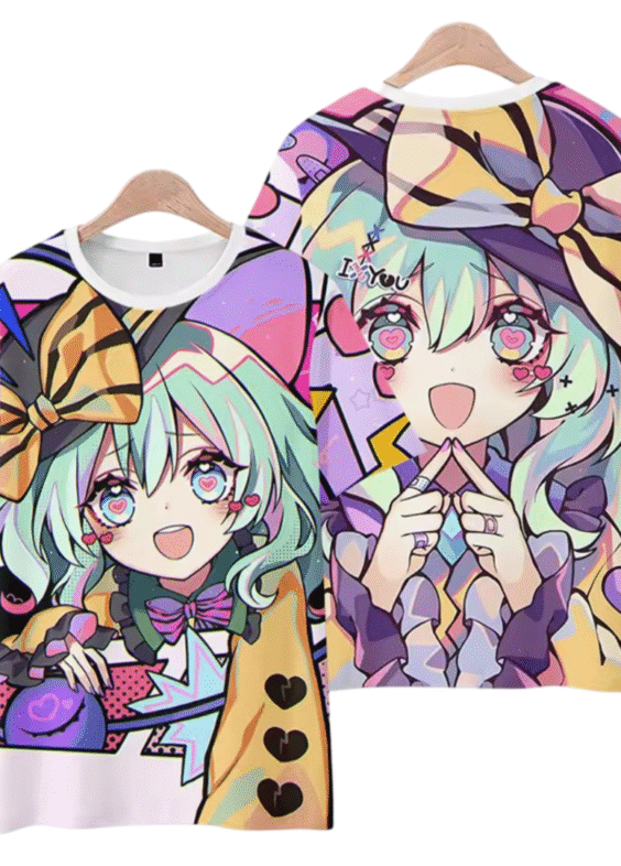 Anime Touhou Project Koishi Komeiji Casual T-Shirt