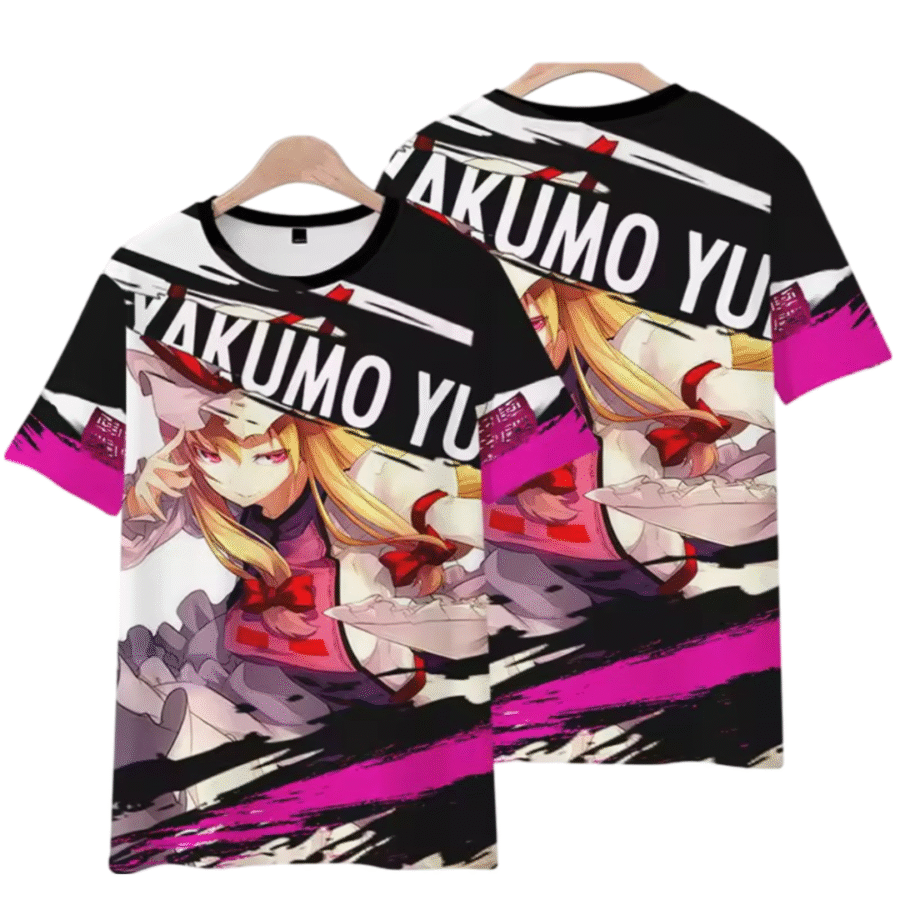 Anime Touhou Project Yukari Yakumo T-Shirt Anime Touhou Project Yukari Yakumo T-Shirt