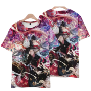 Anime Touhou Project Reimu Hakurei Printed Casual T-Shirt