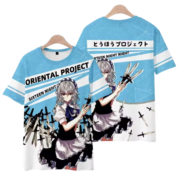 Anime Touhou Project Sakuya Izayoi Casual T-Shirt