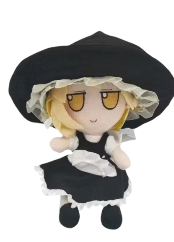 23cm Anime Touhou Project Kirisame Marisa Soft Stuffed Plush Toy