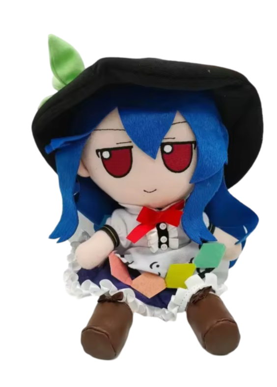 19cm Anime Touhou Project Tenshi Hinanawi Soft Stuffed Plush Toy
