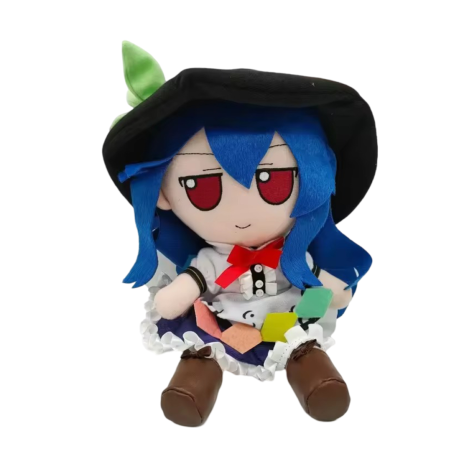 19cm Anime Touhou Project Tenshi Hinanawi Soft Stuffed Plush Toy