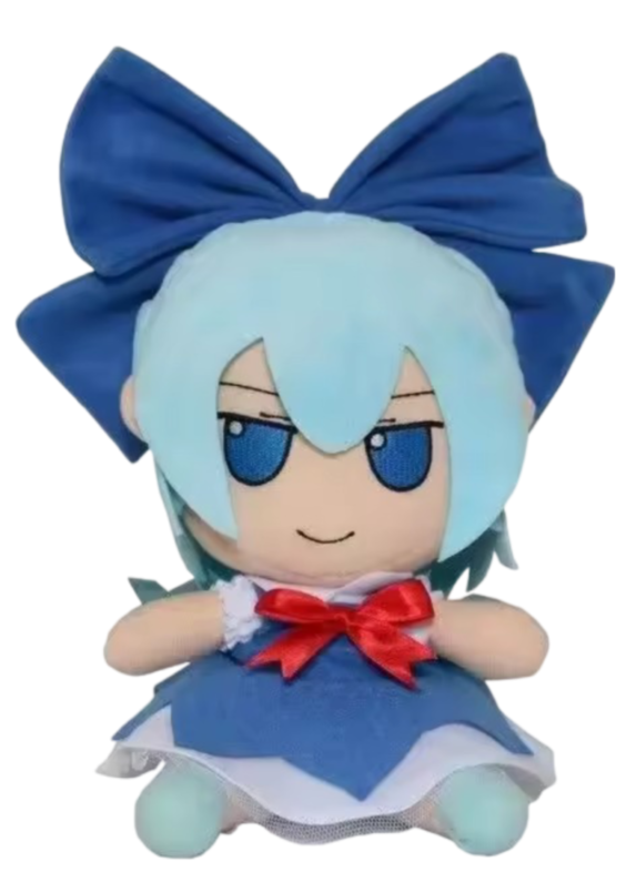20cm Anime Touhou Project Cirno Soft Stuffed Plush Toy