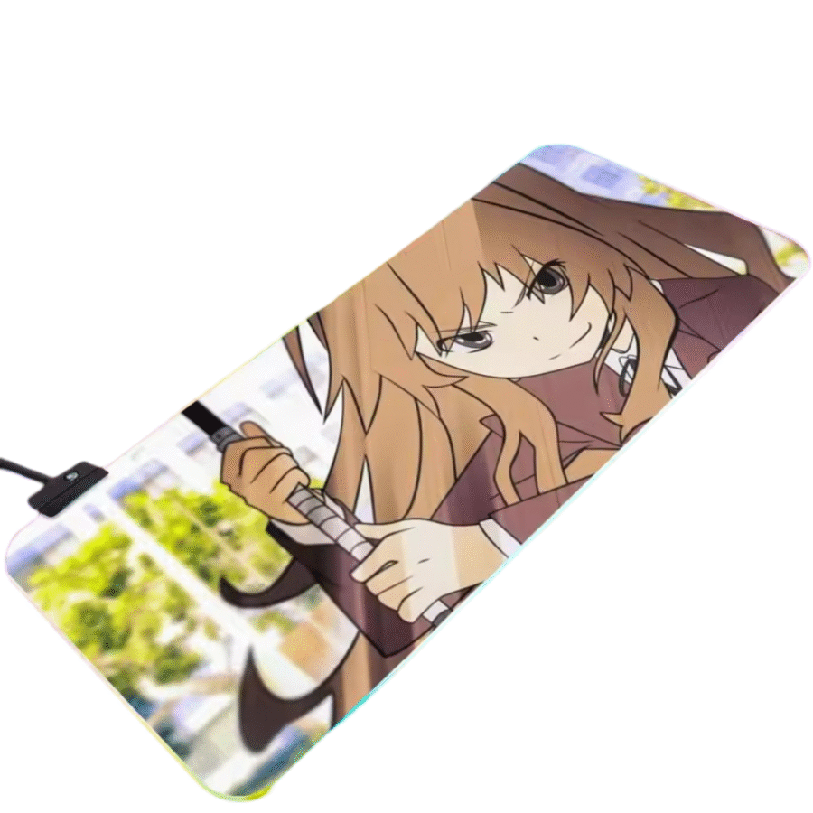 Anime Toradora! Taiga Aisaka Rubber LED Mouse Pad Anime Toradora! Taiga Aisaka Rubber LED Mouse Pad