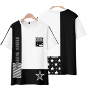 Anime Touhou Project Marisa Kirisame White And Black T-Shirt