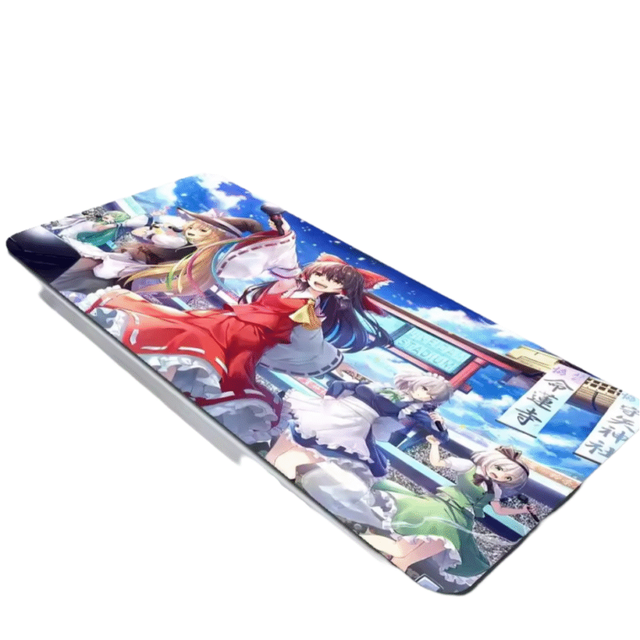 Anime Touhou Project Reimu Hakurei With Friends Mouse Pad Anime Touhou Project Reimu Hakurei With Friends Mouse Pad
