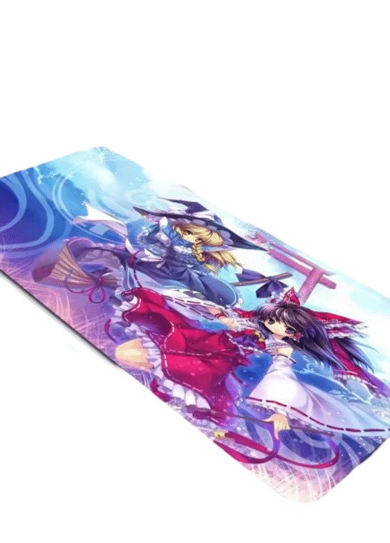 Touhou Project Anime Reimu Hakurei And Marisa Kirisame Mouse Pad
