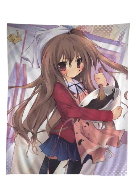 Anime Toradora! Taiga Aisaka Chart Tapestry Wall Art Home Decor