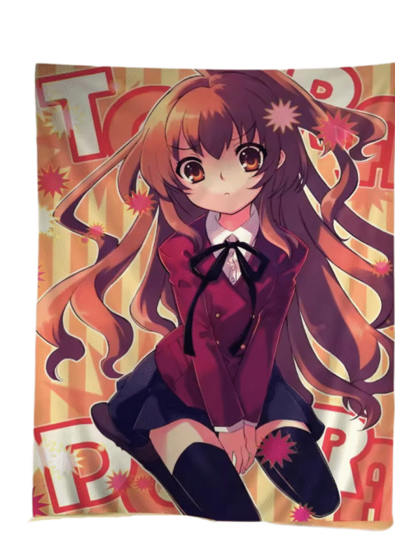 Anime Toradora! Taiga Aisaka Chart Tapestry Home Decor Wall Art