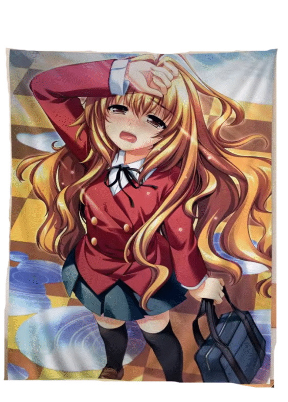Toradora! Anime Taiga Aisaka Chart Tapestry Wall Art Home Decor